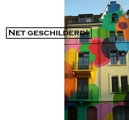 Net geschilderd